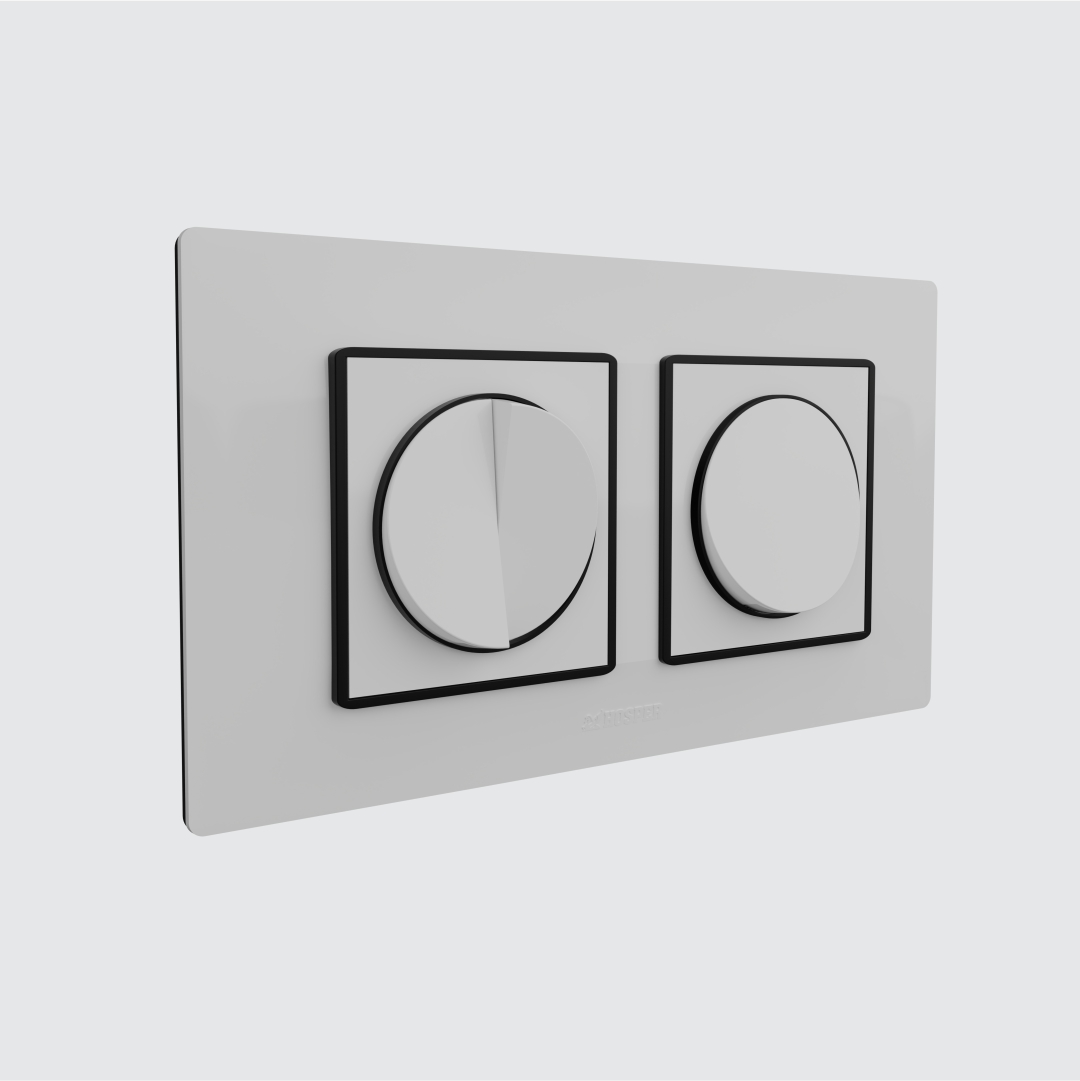 Elena Switch With Cute Silver Plate