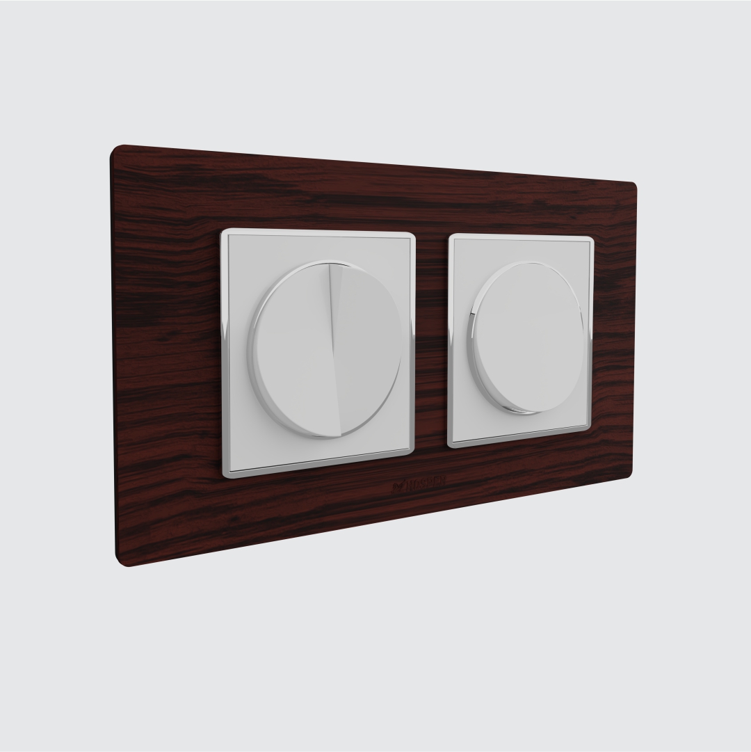 Elena Switch With Teak Wood Plate